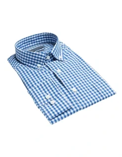 Henry Sartorial Check Shirt Blue 12 Henry Sartorial Check Shirt Blue -Cambridge Clothing shop 883059310 883049410 5 720x928