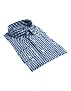 Henry Sartorial Check Shirt Navy 12 Henry Sartorial Check Shirt Navy -Cambridge Clothing shop 883059310 883050490 5 720x928