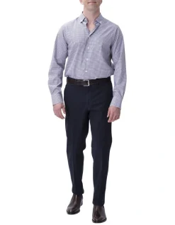 Henry Sartorial Gingham Shirt Brown