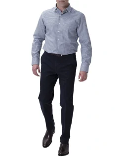 Henry Sartorial Gingham Shirt Green Navy