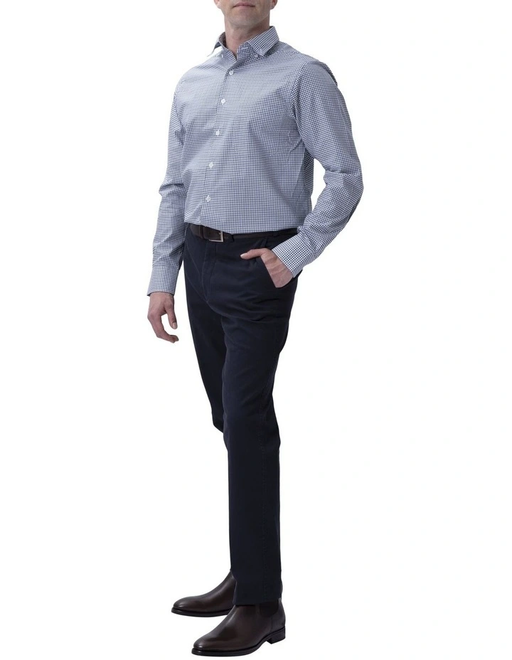 Henry Sartorial Gingham Shirt Green Navy 5 Henry Sartorial Gingham Shirt Green Navy - Image 3