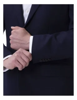 Henry Sartorial London Notch Lapel High Twist Travel Blazer Indigo 11 Henry Sartorial London Notch Lapel High Twist Travel Blazer Indigo -Cambridge Clothing shop 883572760 883531000 5 720x928