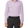 Van Heusen Slim Long Sleeve 2 Colour Small Check Long Sleeve Shirt -Cambridge Clothing shop 887081950 1 720x928