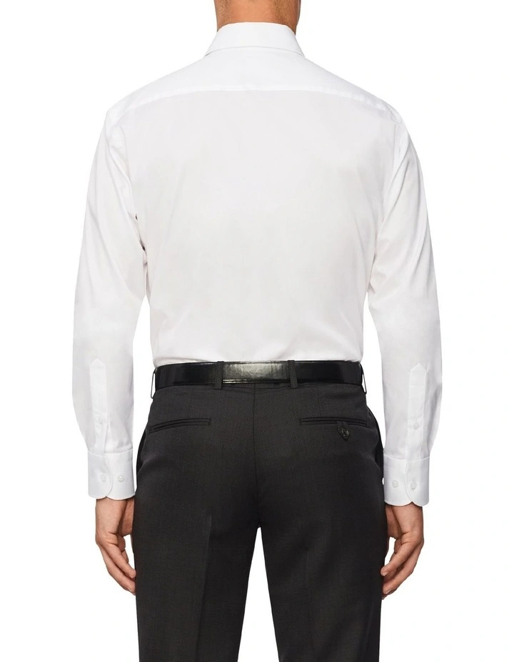 Van Heusen Black Label Tailored Long Sleeve Plain Twill Business Shirt White 5 Van Heusen Black Label Tailored Long Sleeve Plain Twill Business Shirt White - Image 3