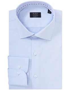 Van Heusen Black Label Tailored Long Sleeve Plain Dobby Business Shirt Sky 8 Van Heusen Black Label Tailored Long Sleeve Plain Dobby Business Shirt Sky -Cambridge Clothing shop 887082580 3 720x928