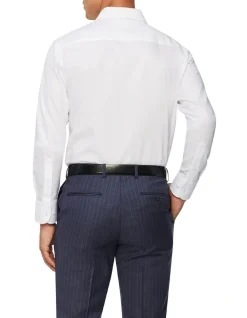 Van Heusen Black Label Slim Long Sleeve Plain Jumbo Twill Business Shirt White 8 Van Heusen Black Label Slim Long Sleeve Plain Jumbo Twill Business Shirt White -Cambridge Clothing shop 887083570 3 720x928