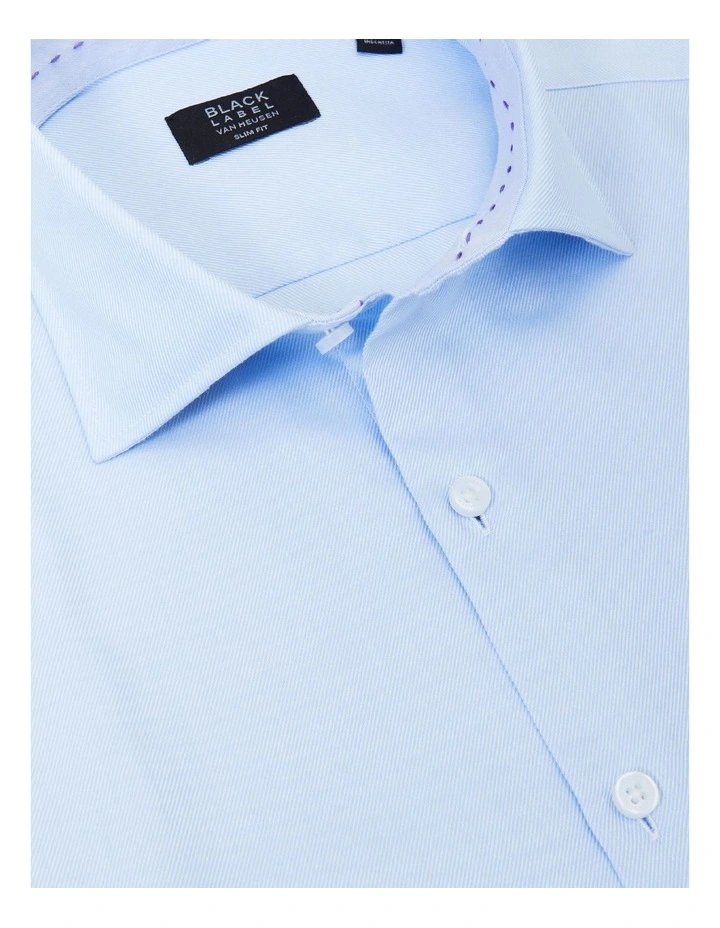 Van Heusen Black Label Slim Long Sleeve Plain Jumbo Twill Business Shirt Sky 4 Van Heusen Black Label Slim Long Sleeve Plain Jumbo Twill Business Shirt Sky - Image 2