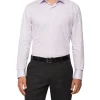 Van Heusen Black Label Slim Long Sleeve Mid Check Business Shirt Lilac -Cambridge Clothing shop 887084560 1 720x928
