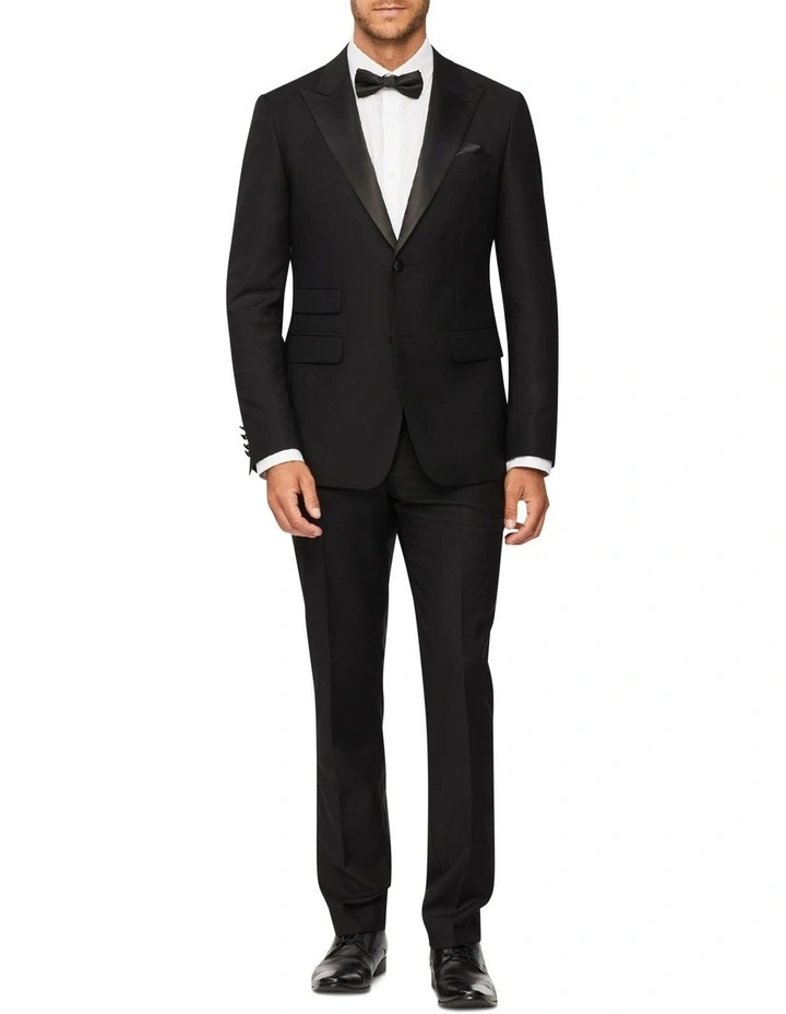 Van Heusen Black Label Slim Dinner Suit Jacket Black 5 Van Heusen Black Label Slim Dinner Suit Jacket Black - Image 3