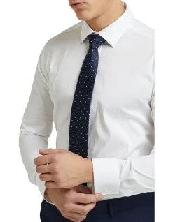 Oxford White French Cuff Stretch Travel Shirt In White 10 Oxford White French Cuff Stretch Travel Shirt In White -Cambridge Clothing shop 890751160 2 720x928