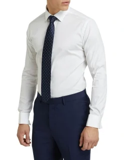 Oxford White French Cuff Stretch Travel Shirt In White 12 Oxford White French Cuff Stretch Travel Shirt In White -Cambridge Clothing shop 890751160 4 720x928