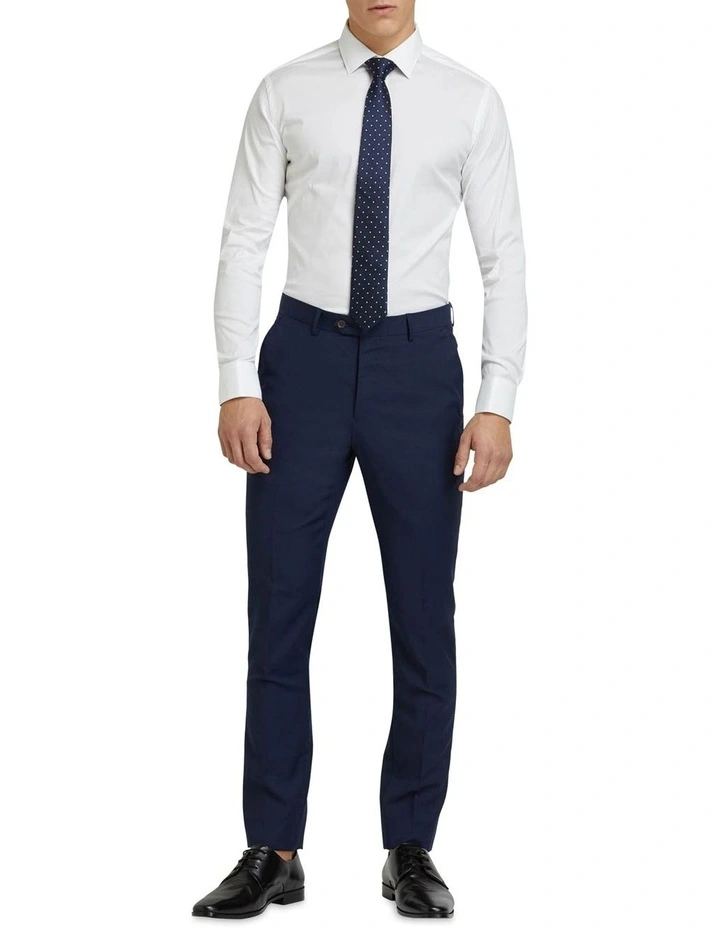 Oxford White French Cuff Stretch Travel Shirt In White 7 Oxford White French Cuff Stretch Travel Shirt In White - Image 5