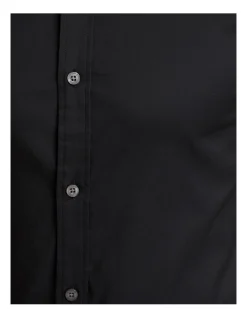 Oxford Black Stretch Travel Shirt In Black 14 Oxford Black Stretch Travel Shirt In Black -Cambridge Clothing shop 890751340 6 720x928