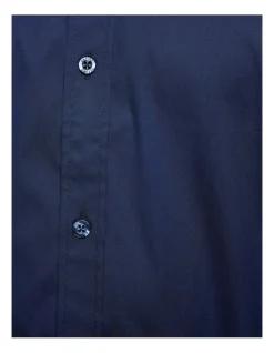 Oxford Navy Stretch Travel Shirt In Navy 15 Oxford Navy Stretch Travel Shirt In Navy -Cambridge Clothing shop 890751430 7 720x928
