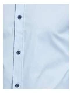 Oxford Stretch Travel Shirt In Blue -Cambridge Clothing shop 890751520 6 720x928