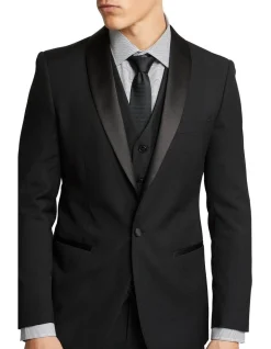Oxford Dinner Suit Jacket With Shawl Neck In Black 14 Oxford Dinner Suit Jacket With Shawl Neck In Black -Cambridge Clothing shop 890752870 7 720x928