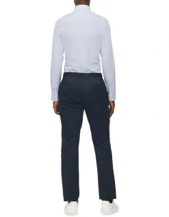 Calvin Klein Slim Long Sleeve Diagonal Dobby Business Shirt Good Grey -Cambridge Clothing shop 891854470 3 720x928