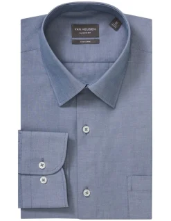 Van Heusen Classic Long Sleeve Plain Poplin Business Shirt Vintage Blue 8 Van Heusen Classic Long Sleeve Plain Poplin Business Shirt Vintage Blue -Cambridge Clothing shop 893806300 3 720x928