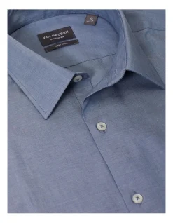 Van Heusen Classic Long Sleeve Plain Poplin Business Shirt Vintage Blue 9 Van Heusen Classic Long Sleeve Plain Poplin Business Shirt Vintage Blue -Cambridge Clothing shop 893806300 4 720x928