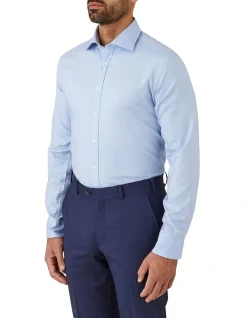 Cambridge Modern Fit Carlton Oxford Weave Long Sleeve Shirt Blue 8 Cambridge Modern Fit Carlton Oxford Weave Long Sleeve Shirt Blue -Cambridge Clothing shop 900657910 900635050 3 720x928