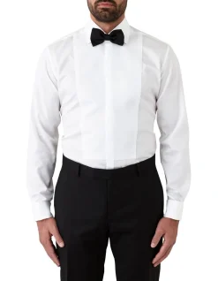 Cambridge Modern Fit Kent White Tuxedo Shirt White