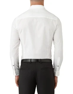 Gibson Skinny Stretch Fit Hydro Long Sleeve Business Shirt White 8 Gibson Skinny Stretch Fit Hydro Long Sleeve Business Shirt White -Cambridge Clothing shop 901493380 901479610 3 720x928