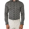 Gibson Slim Stretch Fit Motion Floral Print Long Sleeve Shirt Black/White 1 Gibson Slim Stretch Fit Motion Floral Print Long Sleeve Shirt Black/White -Cambridge Clothing shop 901493740 1 720x928