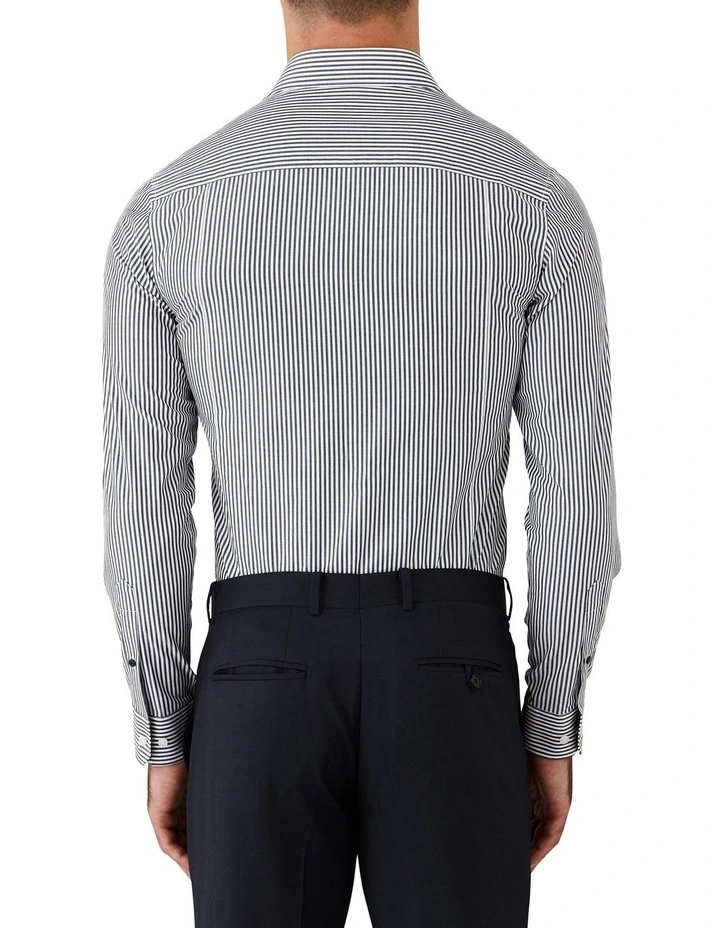 Gibson Slim Fit Motion Stripe Business Shirt Denim 5 Gibson Slim Fit Motion Stripe Business Shirt Denim - Image 3