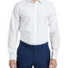 Oxford Beckton French Cuff Self Stripe Shirt In White -Cambridge Clothing shop 905321710 1 720x928