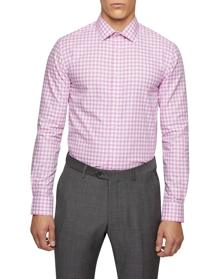 Oxford Beckton Checked Shirt In Pink 3 Oxford Beckton Checked Shirt In Pink