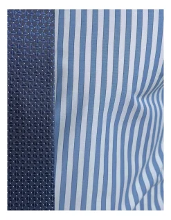 Oxford Trafalgar Striped Shirt In Blue 13 Oxford Trafalgar Striped Shirt In Blue -Cambridge Clothing shop 905325040 6 1 720x928