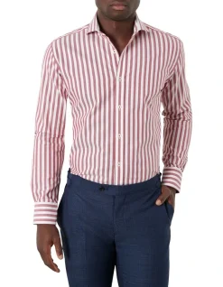 MJ Bale Byrson Shirt Red -Cambridge Clothing shop 909073630 908961040 2 720x928