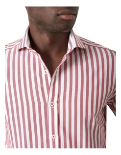 MJ Bale Byrson Shirt Red -Cambridge Clothing shop 909073630 908961040 3 720x928