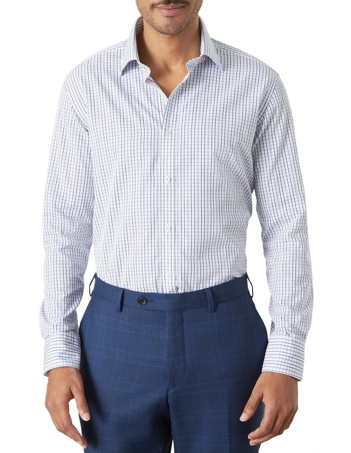 MJ Bale Cowper Shirt In Navy Sky 4 MJ Bale Cowper Shirt In Navy Sky - Image 2