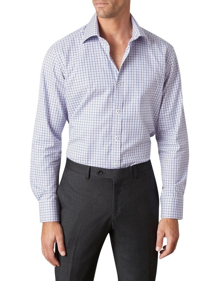 MJ Bale Hillingdon Gingham Shirt Navy Multi 3 MJ Bale Hillingdon Gingham Shirt Navy Multi