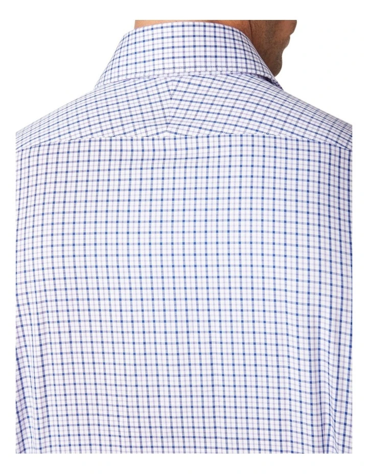 MJ Bale Hillingdon Gingham Shirt Navy Multi 6 MJ Bale Hillingdon Gingham Shirt Navy Multi - Image 4