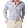 MJ Bale Hillingdon Gingham Shirt Navy 2 MJ Bale Hillingdon Gingham Shirt Navy -Cambridge Clothing shop 909448300 909383410 1 720x928