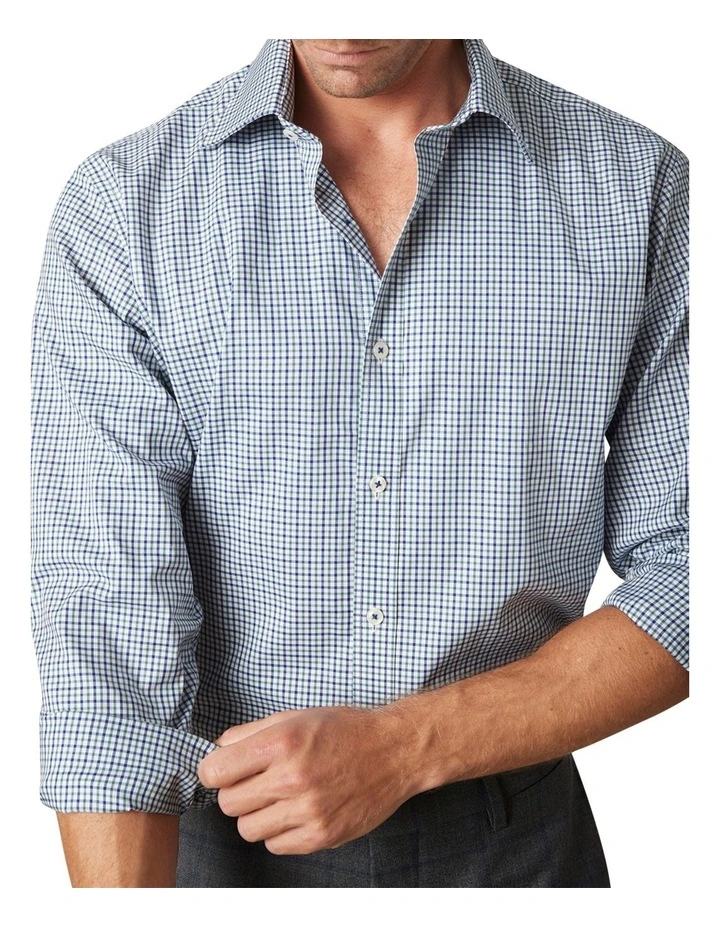 MJ Bale Ickenham Gingham Shirt Navy Multi 4 MJ Bale Ickenham Gingham Shirt Navy Multi - Image 2