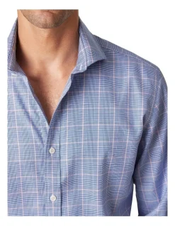 MJ Bale Romford Shirt Dry'N'Fly Navy -Cambridge Clothing shop 909453610 3 720x928