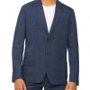 Calvin Klein Slim Linen Blend Stretch Stripe Suit Jacket In Navy 1 Calvin Klein Slim Linen Blend Stretch Stripe Suit Jacket In Navy -Cambridge Clothing shop 926626240 1 720x928