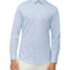 Calvin Klein Slim Long Sleeve Knitted Shirt In Sky -Cambridge Clothing shop 927758440 1 720x928