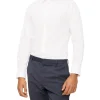 Calvin Klein Slim Long Sleeve Twill Check Shirt In White 1 Calvin Klein Slim Long Sleeve Twill Check Shirt In White -Cambridge Clothing shop 927758710 1 720x928