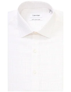 Calvin Klein Slim Long Sleeve Twill Check Shirt In White 11 Calvin Klein Slim Long Sleeve Twill Check Shirt In White -Cambridge Clothing shop 927758710 5 720x928