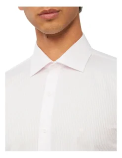 Calvin Klein Slim Long Sleeve Dobby Stripe Shirt In Pink 10 Calvin Klein Slim Long Sleeve Dobby Stripe Shirt In Pink -Cambridge Clothing shop 927759430 4 720x928