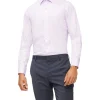 Calvin Klein Slim Long Sleeve Dobby Shirt In Purple -Cambridge Clothing shop 927759790 1 720x928