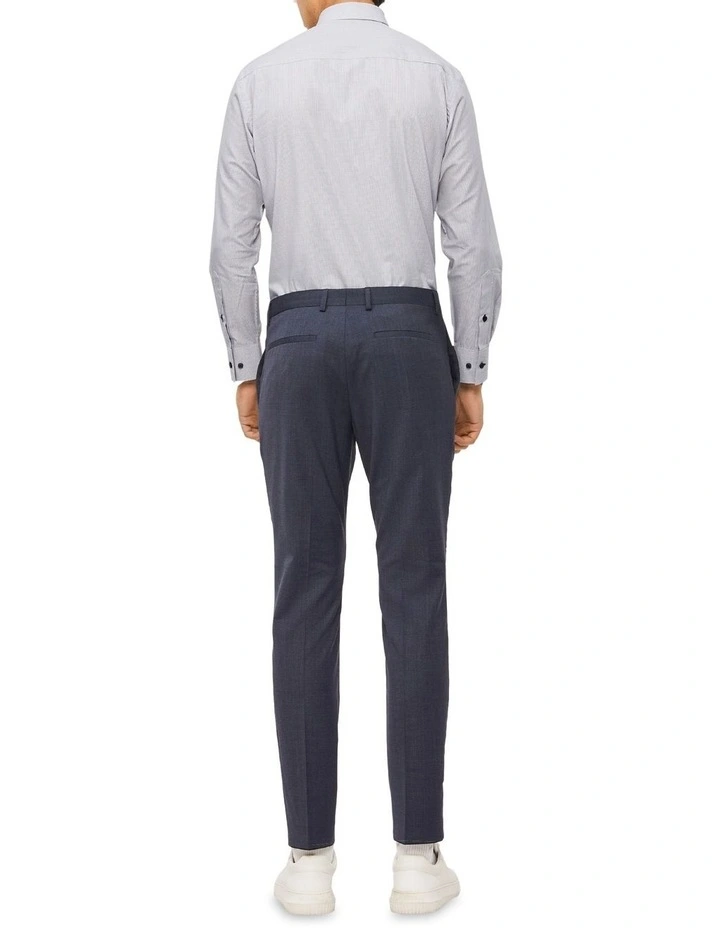 Calvin Klein Slim Long Sleeve Mini Check Shirt Black/White 5 Calvin Klein Slim Long Sleeve Mini Check Shirt Black/White - Image 3