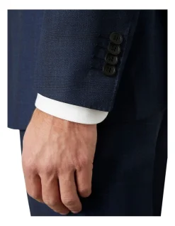 MJ Bale Healesville Jacket Nat Stretch In Blue Brown -Cambridge Clothing shop 927882100 4 720x928