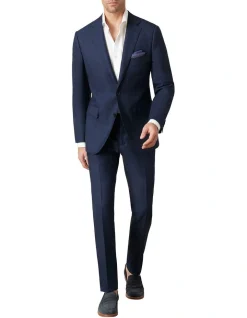 MJ Bale Healesville Jacket Nat Stretch In Blue Brown -Cambridge Clothing shop 927882100 5 720x928