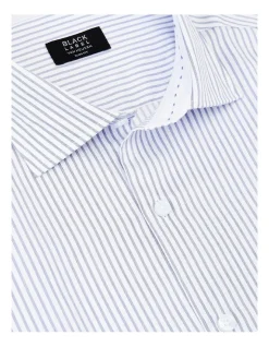 Van Heusen Black Label Slim Long Sleeve Dobby Stripe Shirt In Blue 8 Van Heusen Black Label Slim Long Sleeve Dobby Stripe Shirt In Blue -Cambridge Clothing shop 929029240 3 720x928