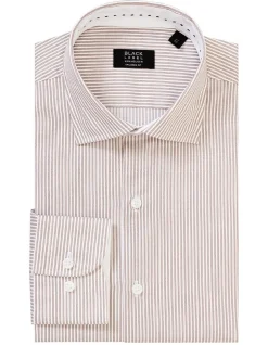 Van Heusen Black Label Tailored Long Sleeve Stripe Shirt In Brown 9 Van Heusen Black Label Tailored Long Sleeve Stripe Shirt In Brown -Cambridge Clothing shop 929029420 4 720x928